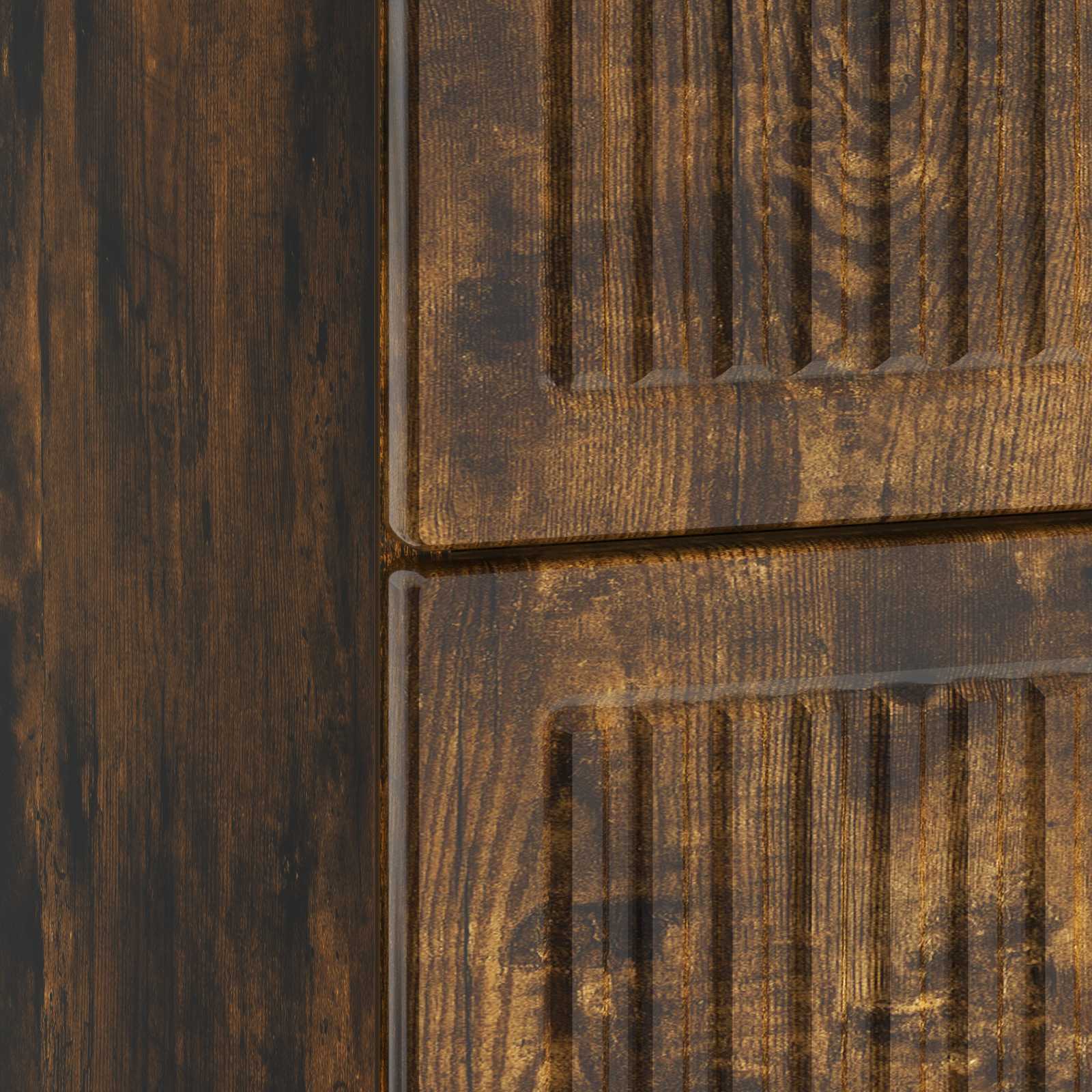 Noční Skříňka Kouřový Dub 62 X 34,5 X 47,5 Cm Kompozitní Dřevo