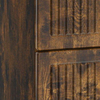 Noční Skříňka Kouřový Dub 62 X 34,5 X 47,5 Cm Kompozitní Dřevo