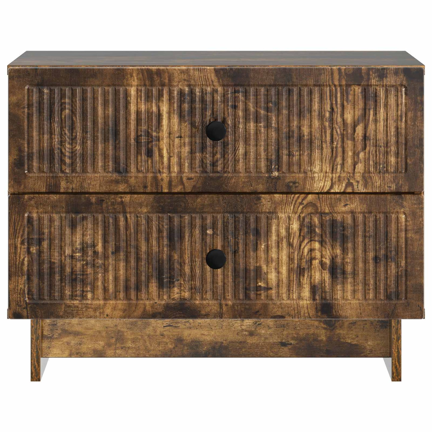 Noční Skříňka Kouřový Dub 62 X 34,5 X 47,5 Cm Kompozitní Dřevo