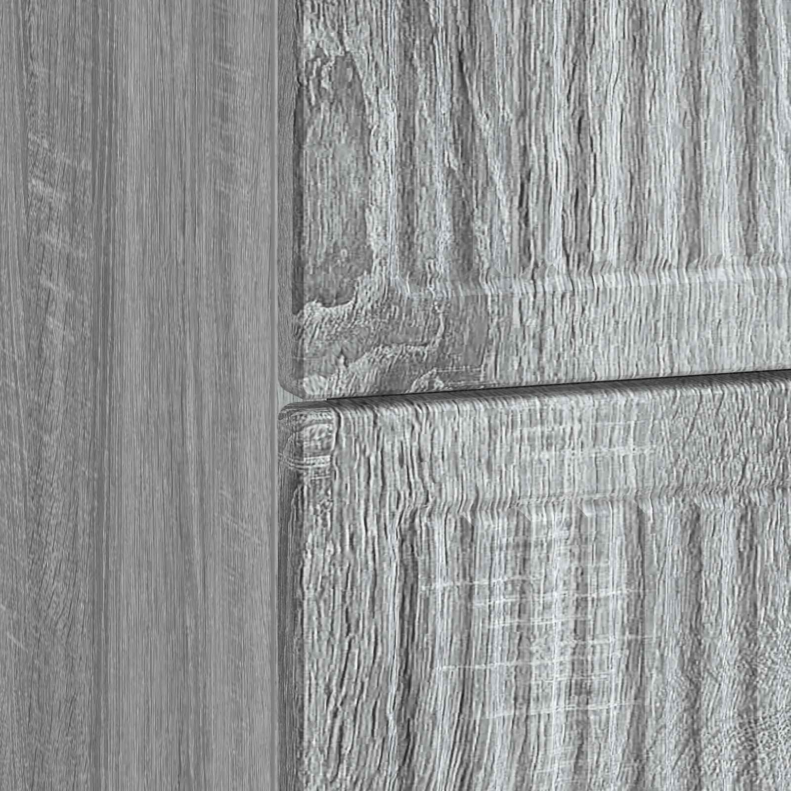 Noční Skříňka Šedá Sonoma 62 X 34,5 X 47,5 Cm Kompozitní Dřevo