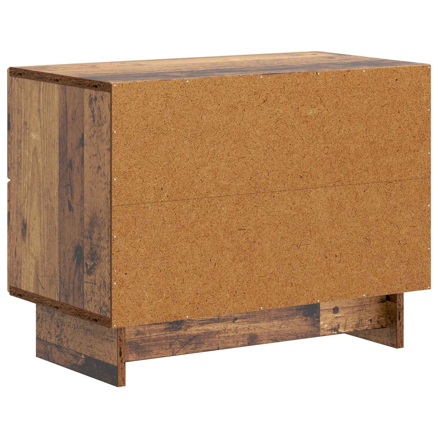 Noční Skříňka Staré Dřevo 62 X 34,5 X 47,5 Cm Kompozitní Dřevo