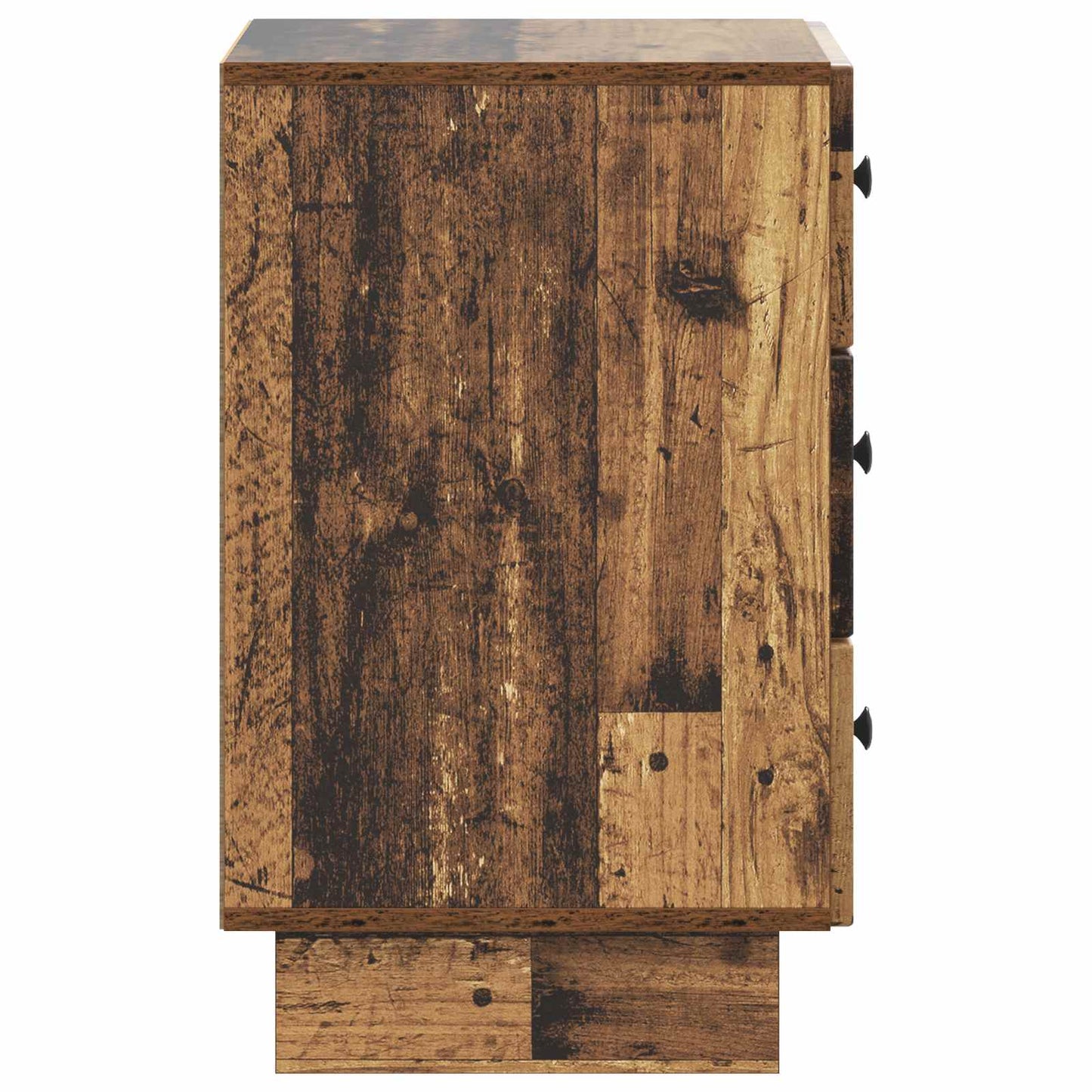 Noční Skříňka Staré Dřevo 43 X 41 X 66,5 Cm Kompozitní Dřevo