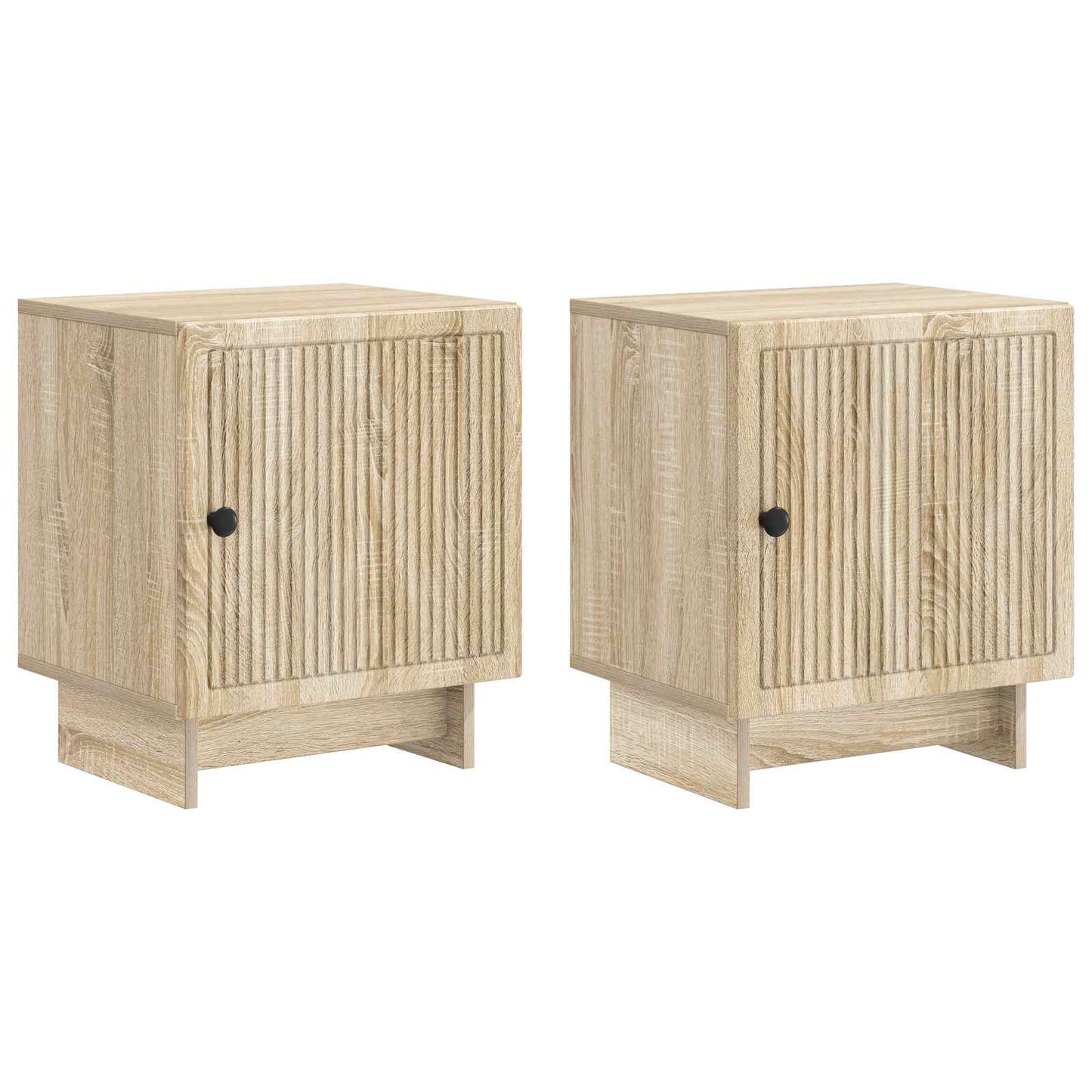 Noční Skříňka 2 Pcs Dub Sonoma 43 X 34,5 X 50 Cm
