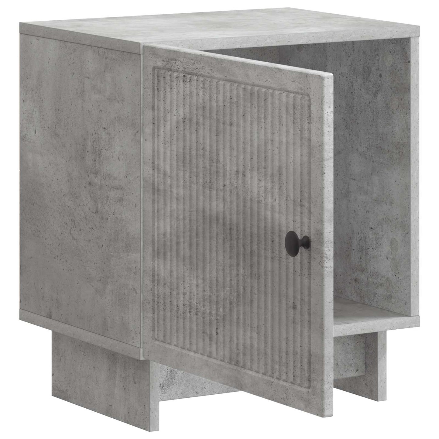 Noční Skříňka Betonově Šedá 43 X 34,5 X 50 Cm Kompozitní Dřevo