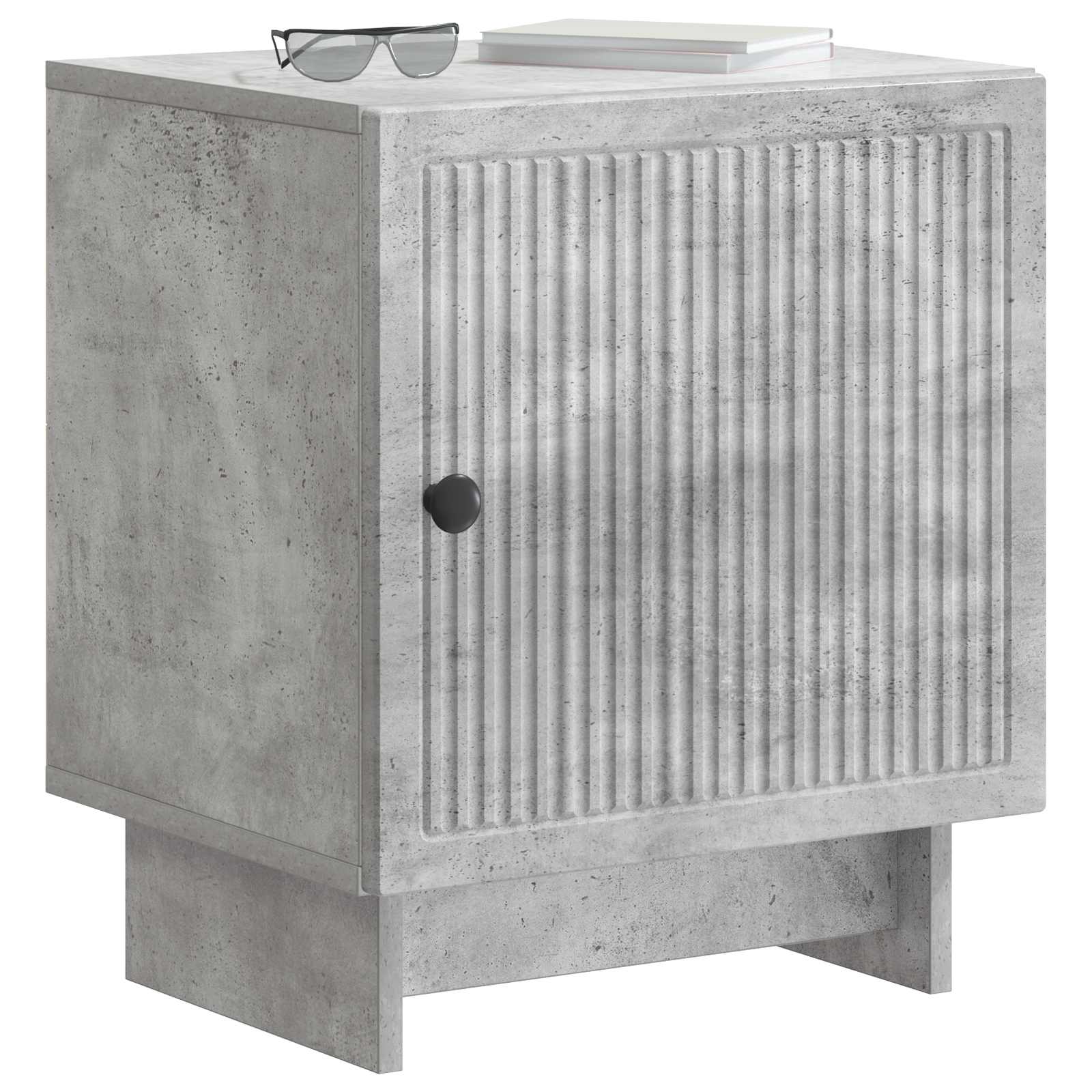 Noční Skříňka 2 Pcs Betonově Šedá 43 X 34,5 X 50 Cm