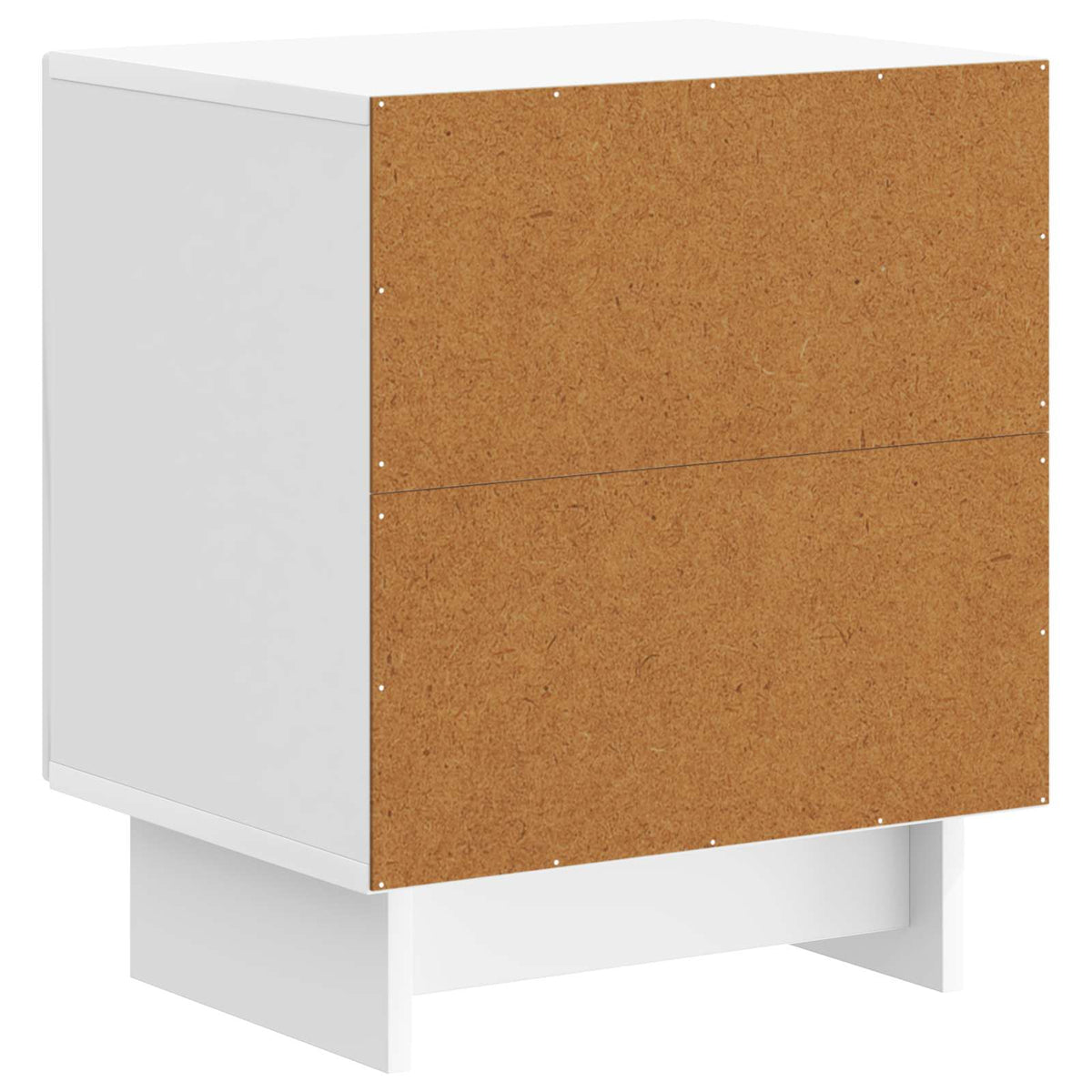 Noční Skříňka 2 Pcs Bílá S Vysokým Leskem 43 X 34,5 X 50 Cm