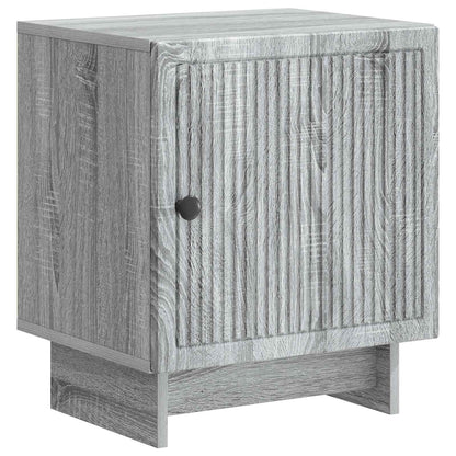 Noční Skříňka 2 Pcs Šedá Sonoma 43 X 34,5 X 50 Cm