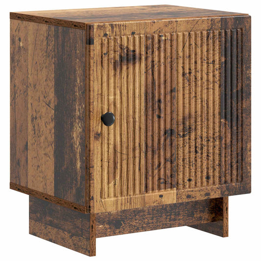Noční Skříňka Staré Dřevo 43 X 34,5 X 50 Cm Kompozitní Dřevo