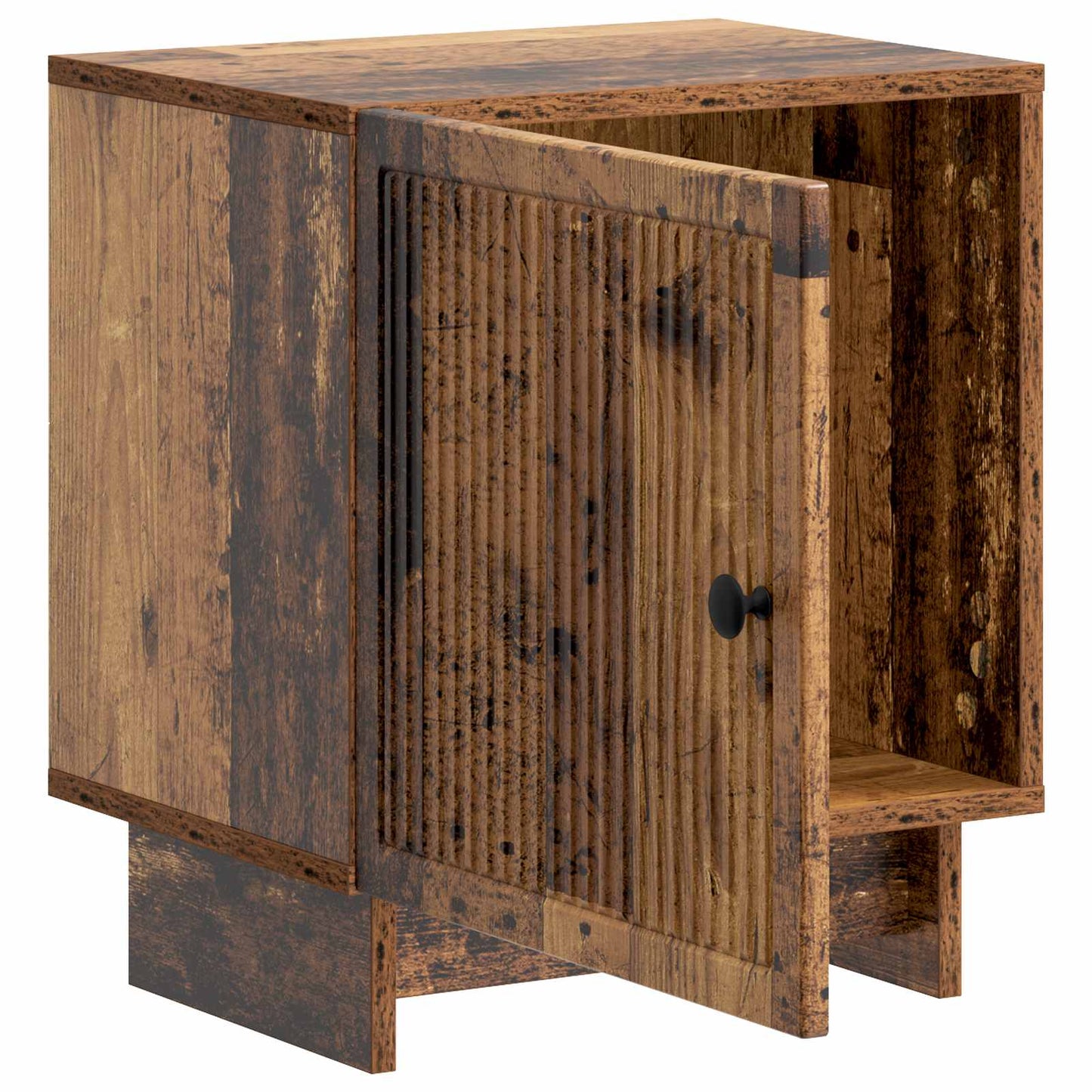 Noční Skříňka 2 Pcs Staré Dřevo 43 X 34,5 X 50 Cm