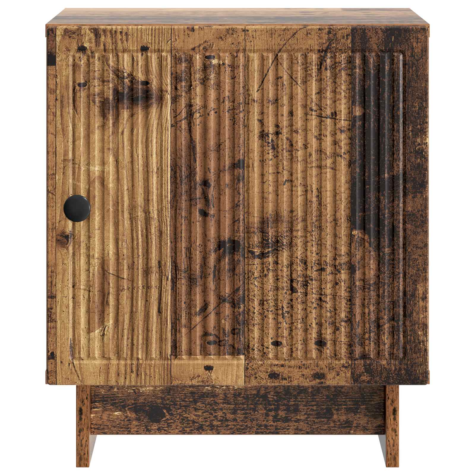 Noční Skříňka 2 Pcs Staré Dřevo 43 X 34,5 X 50 Cm