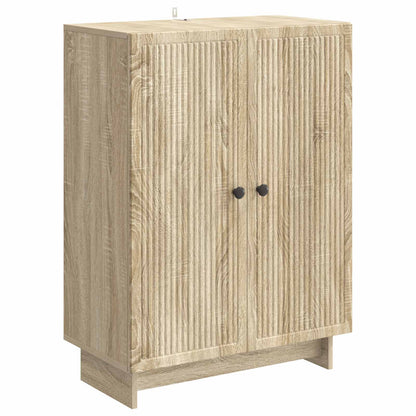 Servírovací Skříň Dub Sonoma 66 X 34,5 X 90 Cm Kompozitní Dřevo