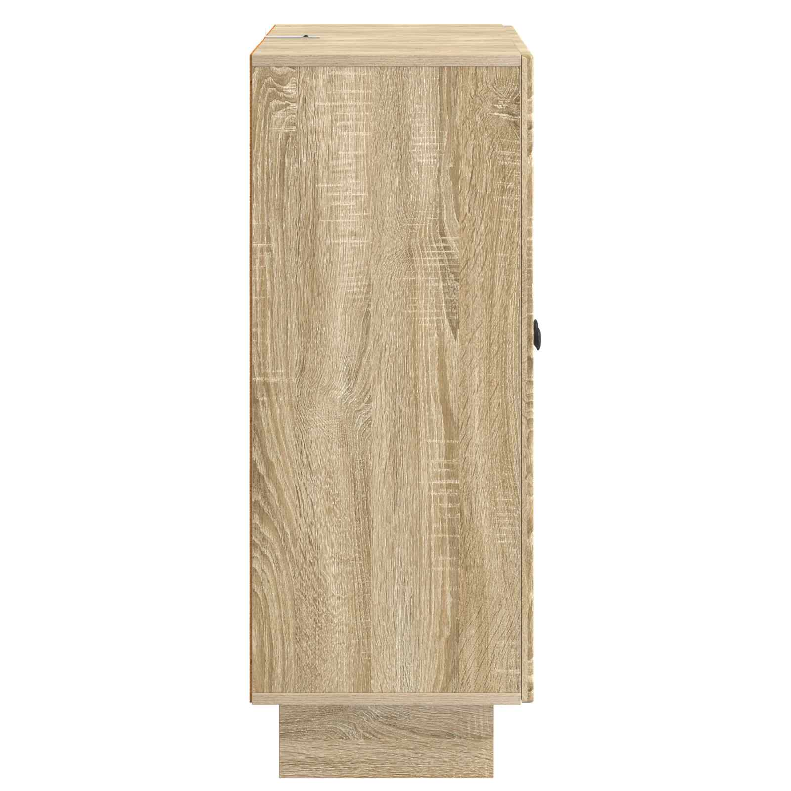 Servírovací Skříň Dub Sonoma 66 X 34,5 X 90 Cm Kompozitní Dřevo