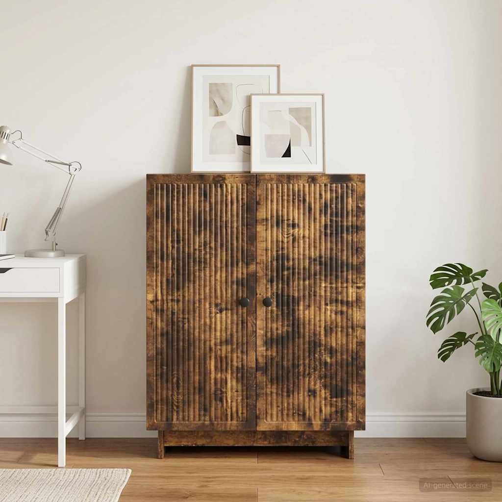 Servírovací Skříň Kouřový Dub 66 X 34,5 X 90 Cm