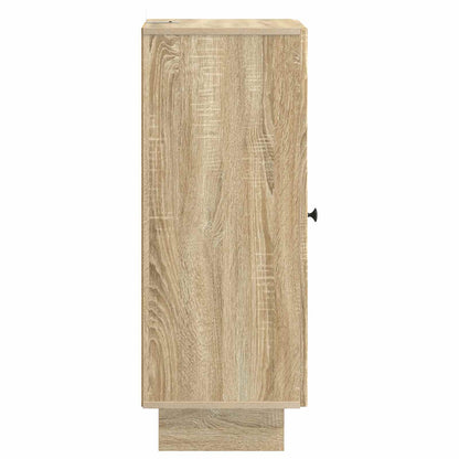 Servírovací Skříň Dub Sonoma 33 X 34,5 X 90 Cm Kompozitní Dřevo
