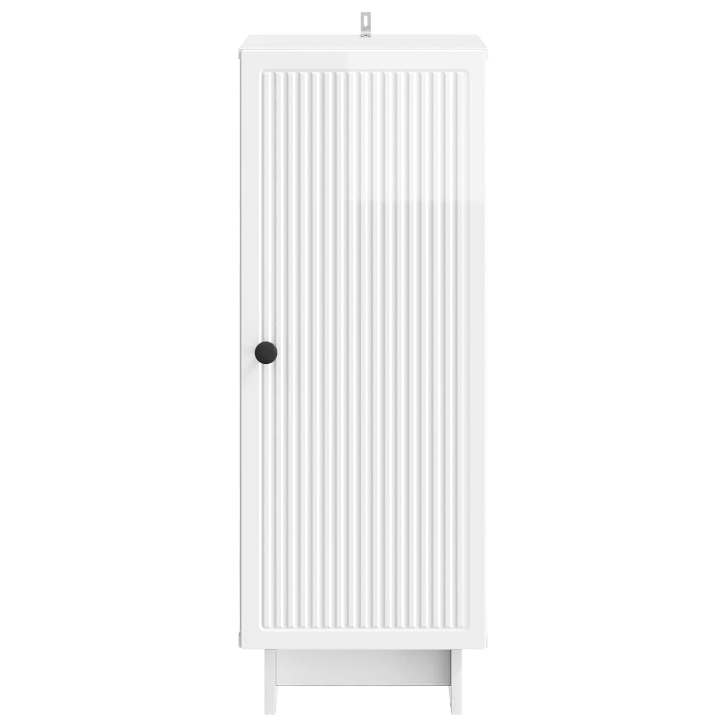 Servírovací Skříň Bílá S Vysokým Leskem 33 X 34,5 X 90 Cm