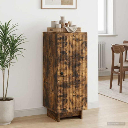 Servírovací Skříň Kouřový Dub 33 X 34,5 X 90 Cm