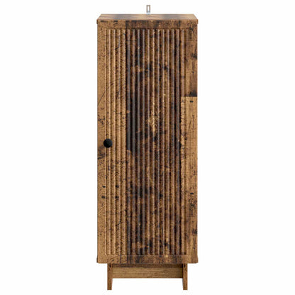 Servírovací Skříň Staré Dřevo 33 X 34,5 X 90 Cm