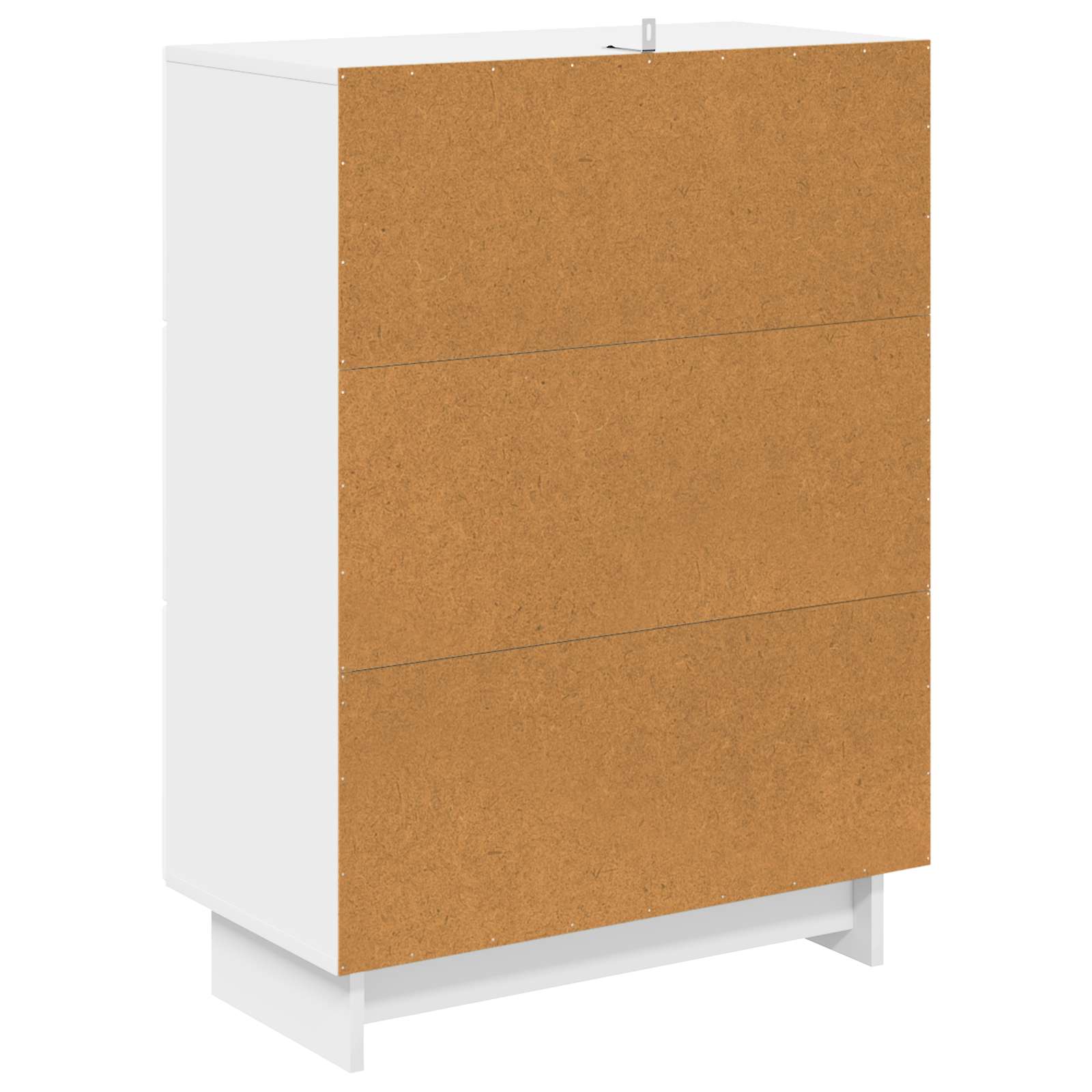 Skříň Se Zásuvkami Bílá S Vysokým Leskem 66 X 34,5 X 90 Cm