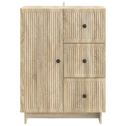 Servírovací Skříň Dub Sonoma 66 X 34,5 X 90 Cm Kompozitní Dřevo