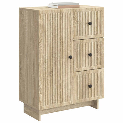 Servírovací Skříň Dub Sonoma 66 X 34,5 X 90 Cm Kompozitní Dřevo