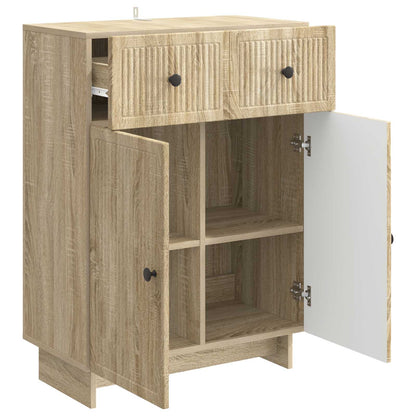 Servírovací Skříň Dub Sonoma 66 X 34,5 X 90 Cm Kompozitní Dřevo