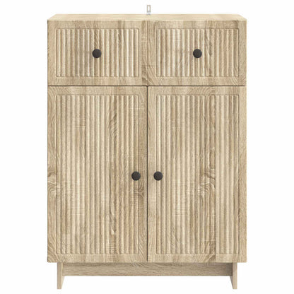 Servírovací Skříň Dub Sonoma 66 X 34,5 X 90 Cm Kompozitní Dřevo