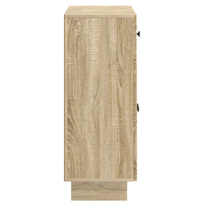 Servírovací Skříň Dub Sonoma 66 X 34,5 X 90 Cm Kompozitní Dřevo