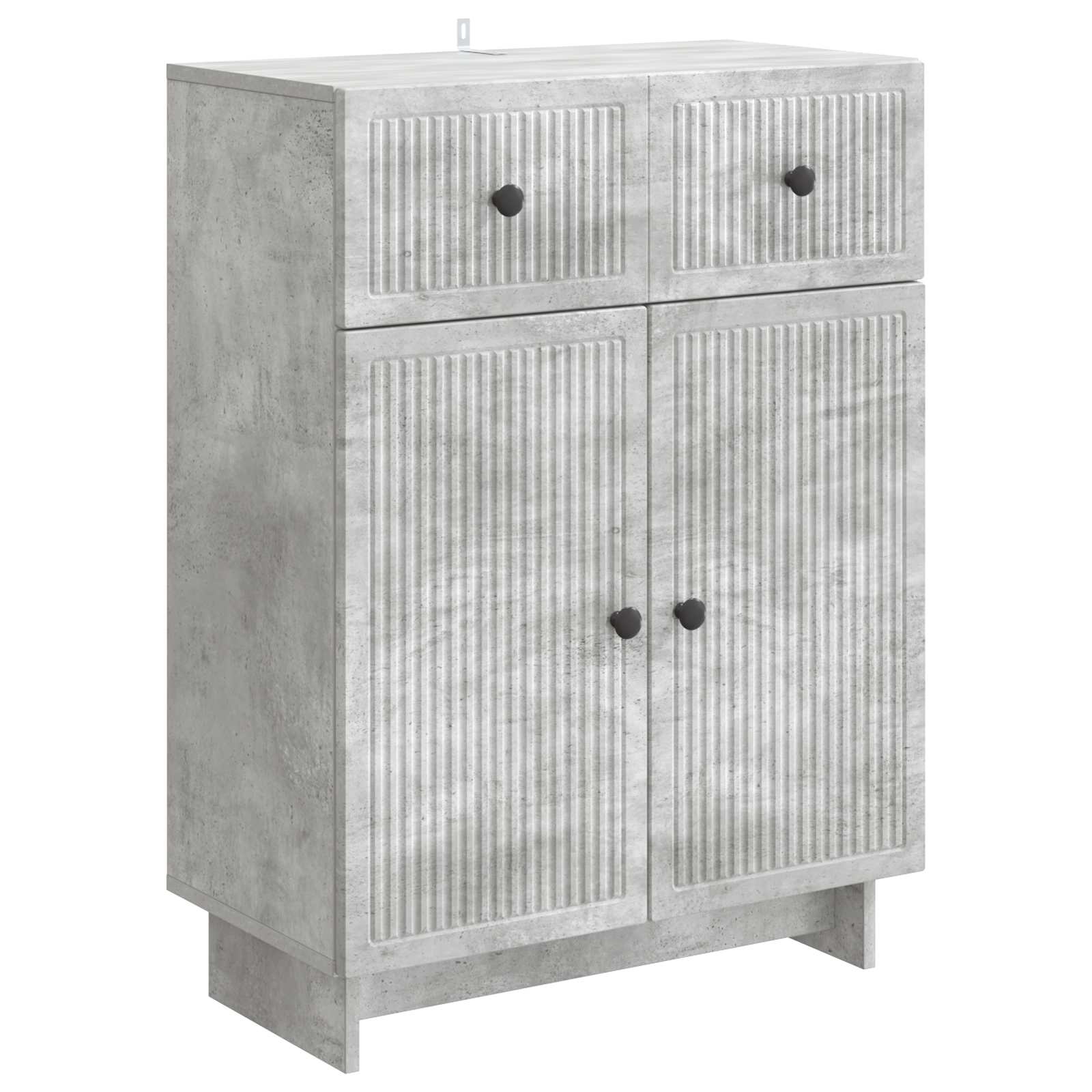 Servírovací Skříň Se Zásuvkou Betonově Šedá 66 X 34,5 X 90 Cm
