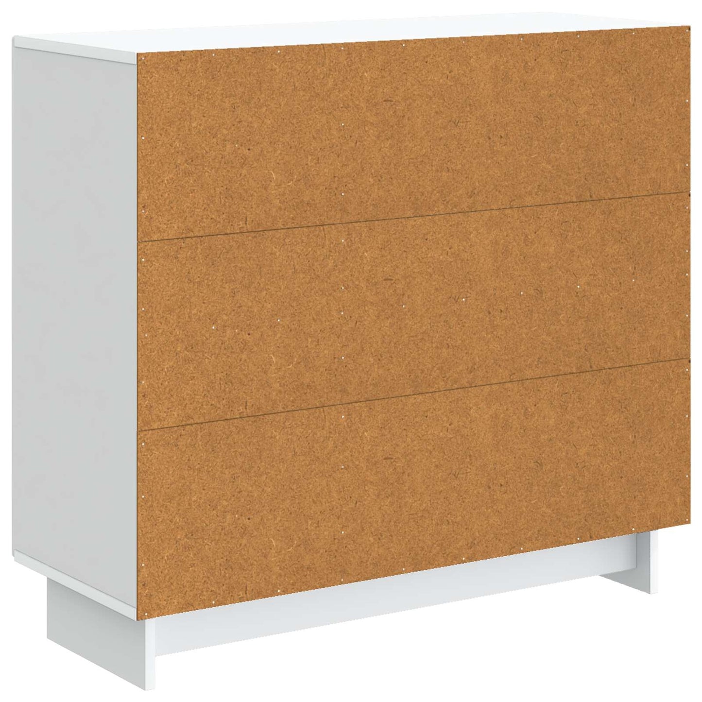 Servírovací Skříň Bílá 89 X 34,5 X 80 Cm Kompozitní Dřevo