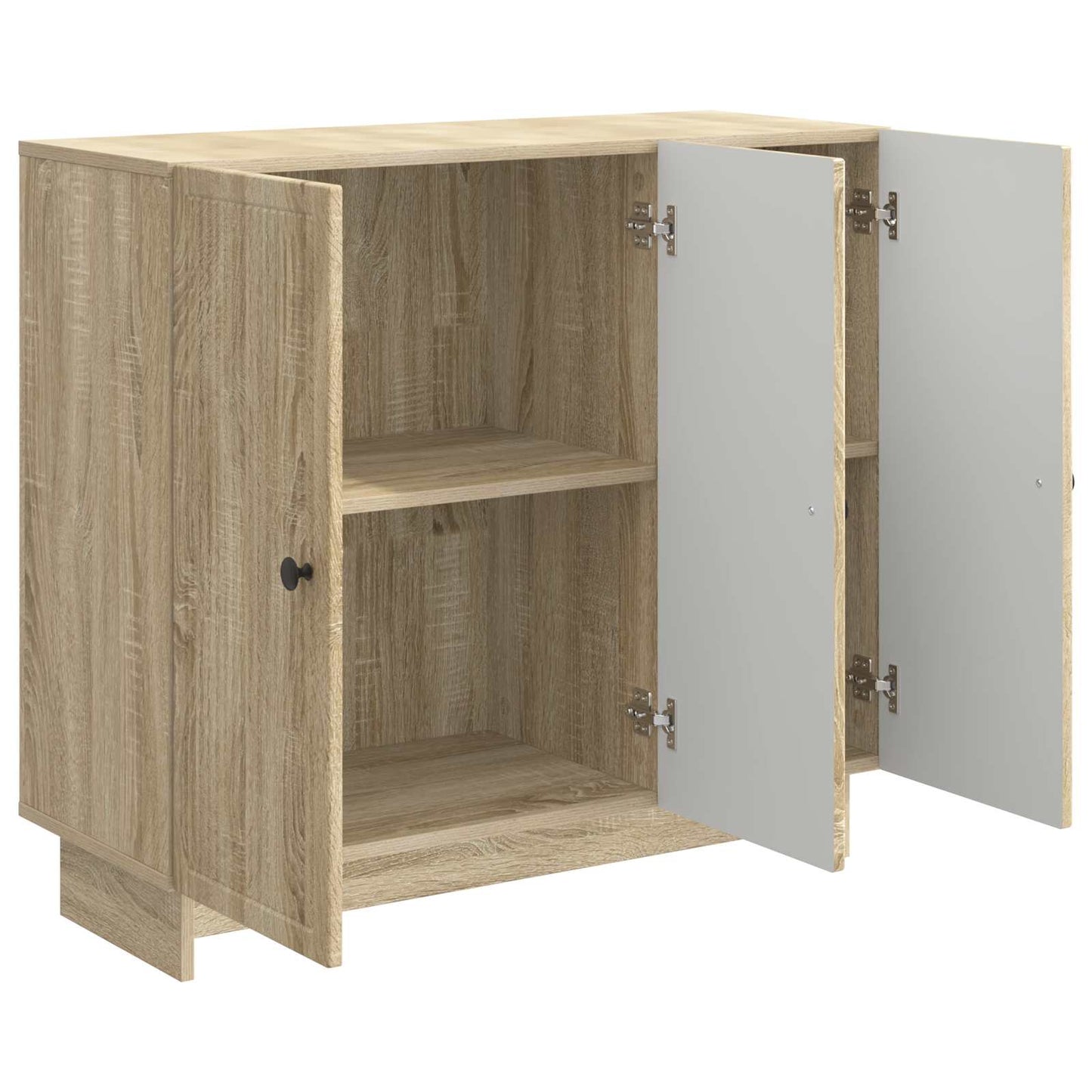 Servírovací Skříň Dub Sonoma 89 X 34,5 X 80 Cm Kompozitní Dřevo
