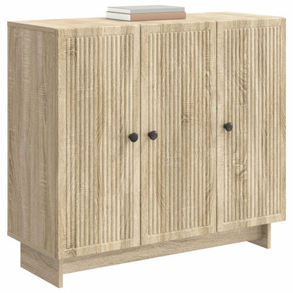 Servírovací Skříň Dub Sonoma 89 X 34,5 X 80 Cm Kompozitní Dřevo