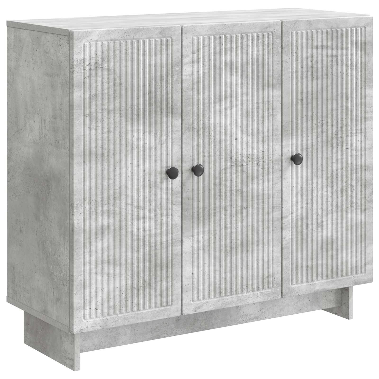Servírovací Skříň Betonově Šedá 89 X 34,5 X 80 Cm