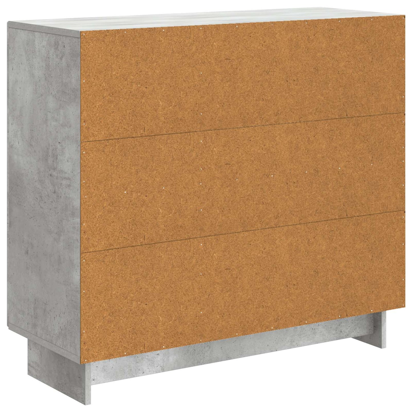 Servírovací Skříň Betonově Šedá 89 X 34,5 X 80 Cm