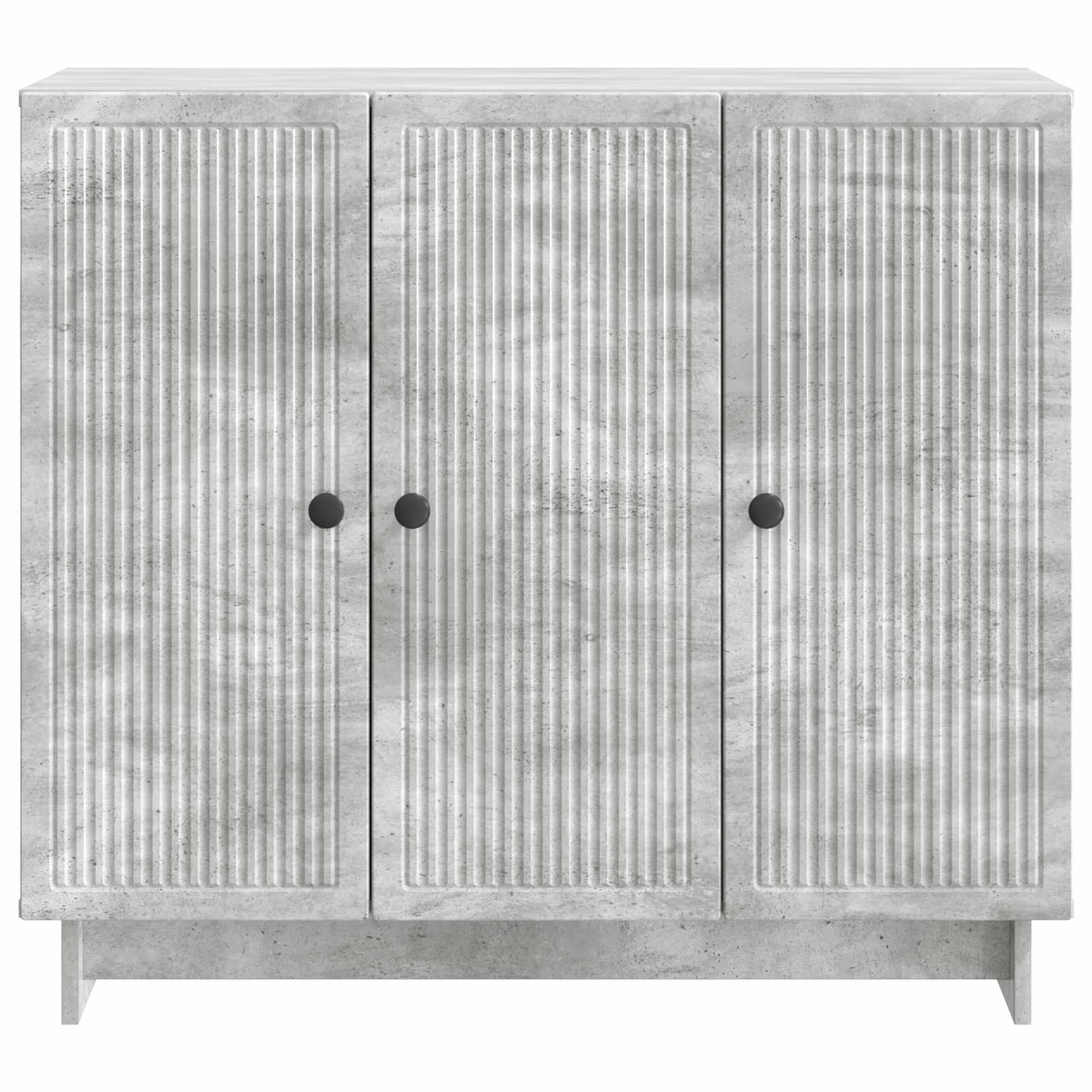 Servírovací Skříň Betonově Šedá 89 X 34,5 X 80 Cm