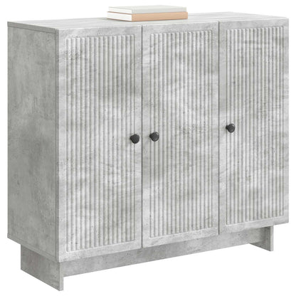 Servírovací Skříň Betonově Šedá 89 X 34,5 X 80 Cm