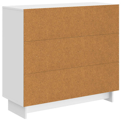 Servírovací Skříň Bílá S Vysokým Leskem 89 X 34,5 X 80 Cm