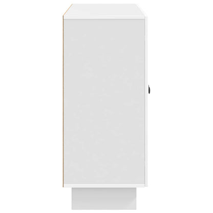 Servírovací Skříň Bílá S Vysokým Leskem 89 X 34,5 X 80 Cm