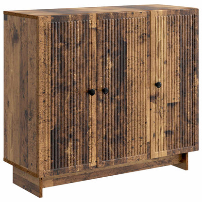 Servírovací Skříň Staré Dřevo 89 X 34,5 X 80 Cm