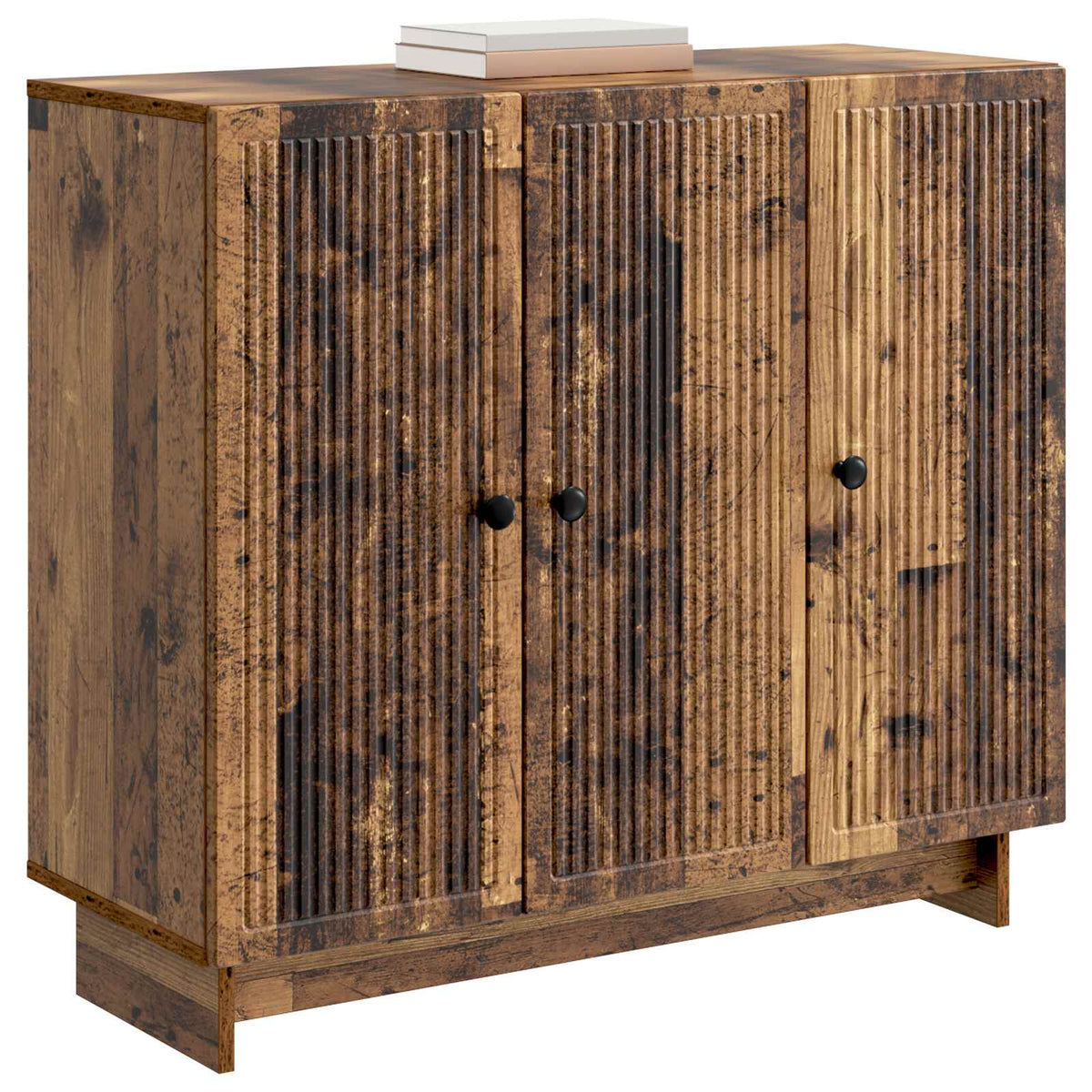 Servírovací Skříň Staré Dřevo 89 X 34,5 X 80 Cm