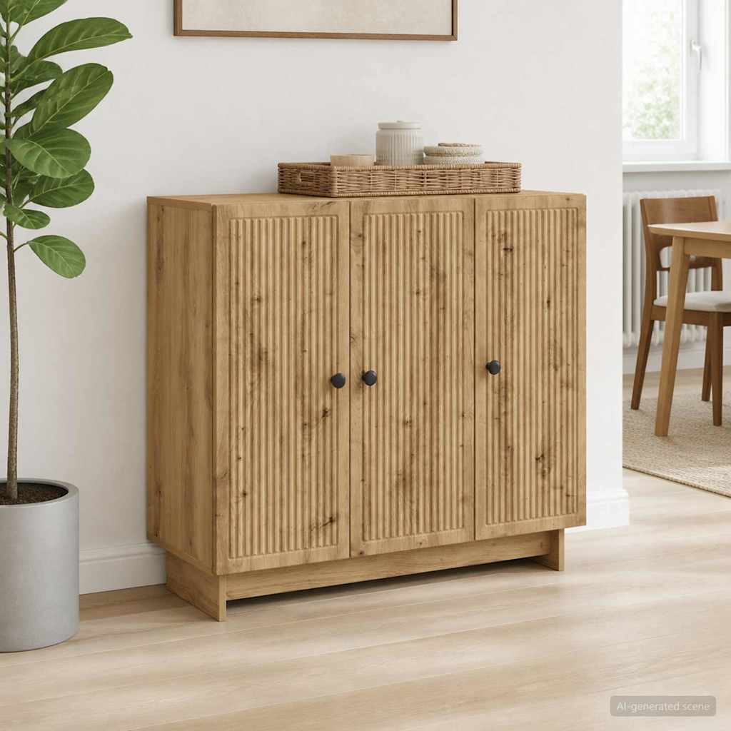 Servírovací Skříň Dub Artisan 89 X 34,5 X 80 Cm