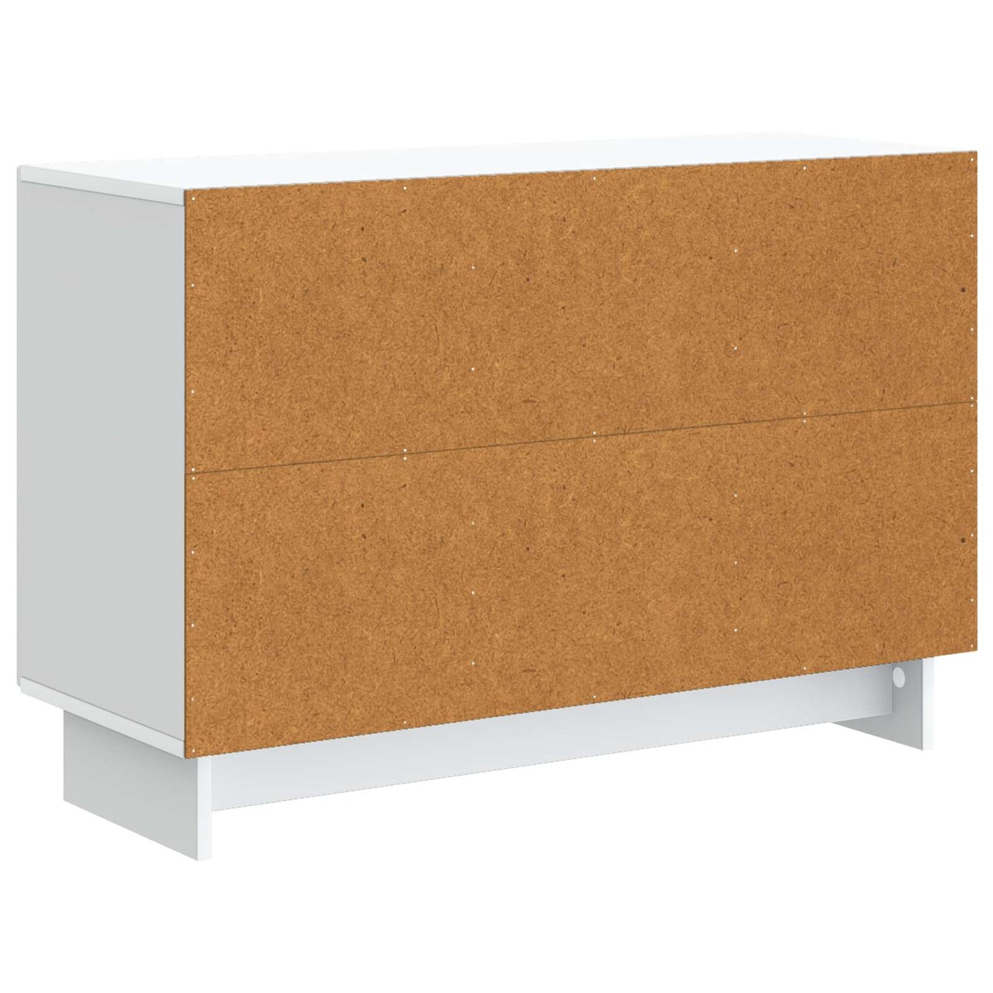 Servírovací Skříň Bílá 89 X 34,5 X 60 Cm Kompozitní Dřevo