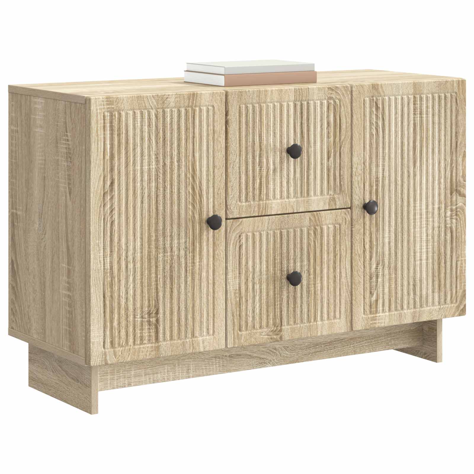 Servírovací Skříň Dub Sonoma 89 X 34,5 X 60 Cm Kompozitní Dřevo