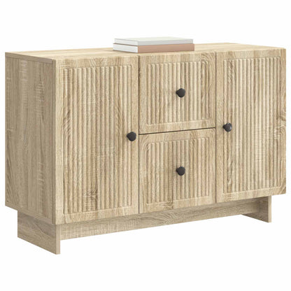 Servírovací Skříň Dub Sonoma 89 X 34,5 X 60 Cm Kompozitní Dřevo