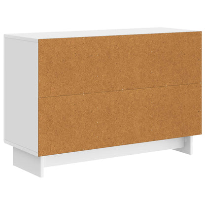 Servírovací Skříň Bílá S Vysokým Leskem 89 X 34,5 X 60 Cm