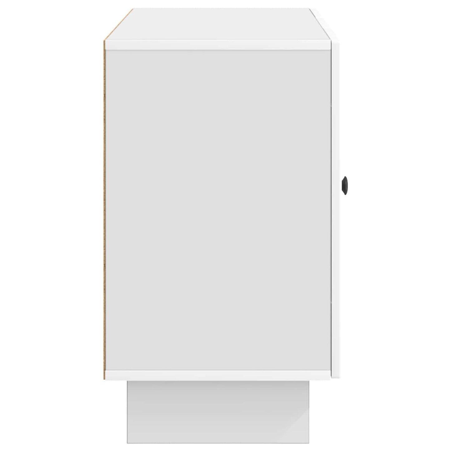 Servírovací Skříň Bílá S Vysokým Leskem 89 X 34,5 X 60 Cm