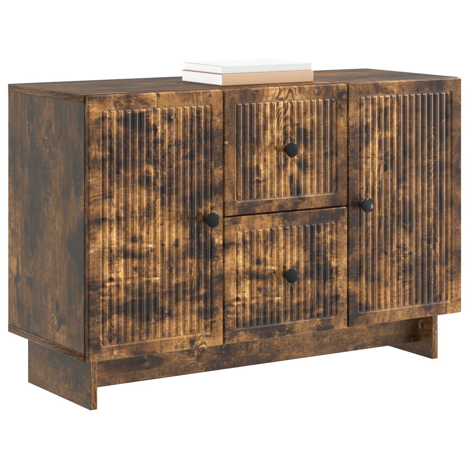 Servírovací Skříň Se Zásuvkou Kouřový Dub 89 X 34,5 X 60 Cm