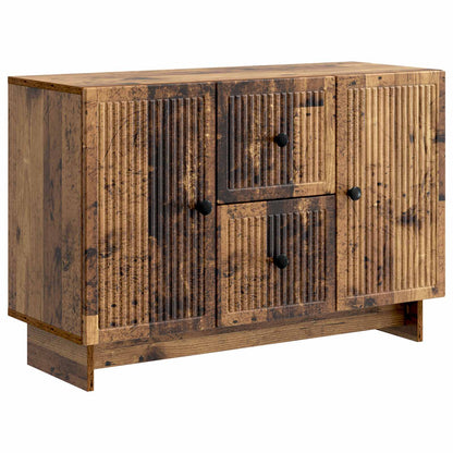 Servírovací Skříň Se Zásuvkou Staré Dřevo 89 X 34,5 X 60 Cm