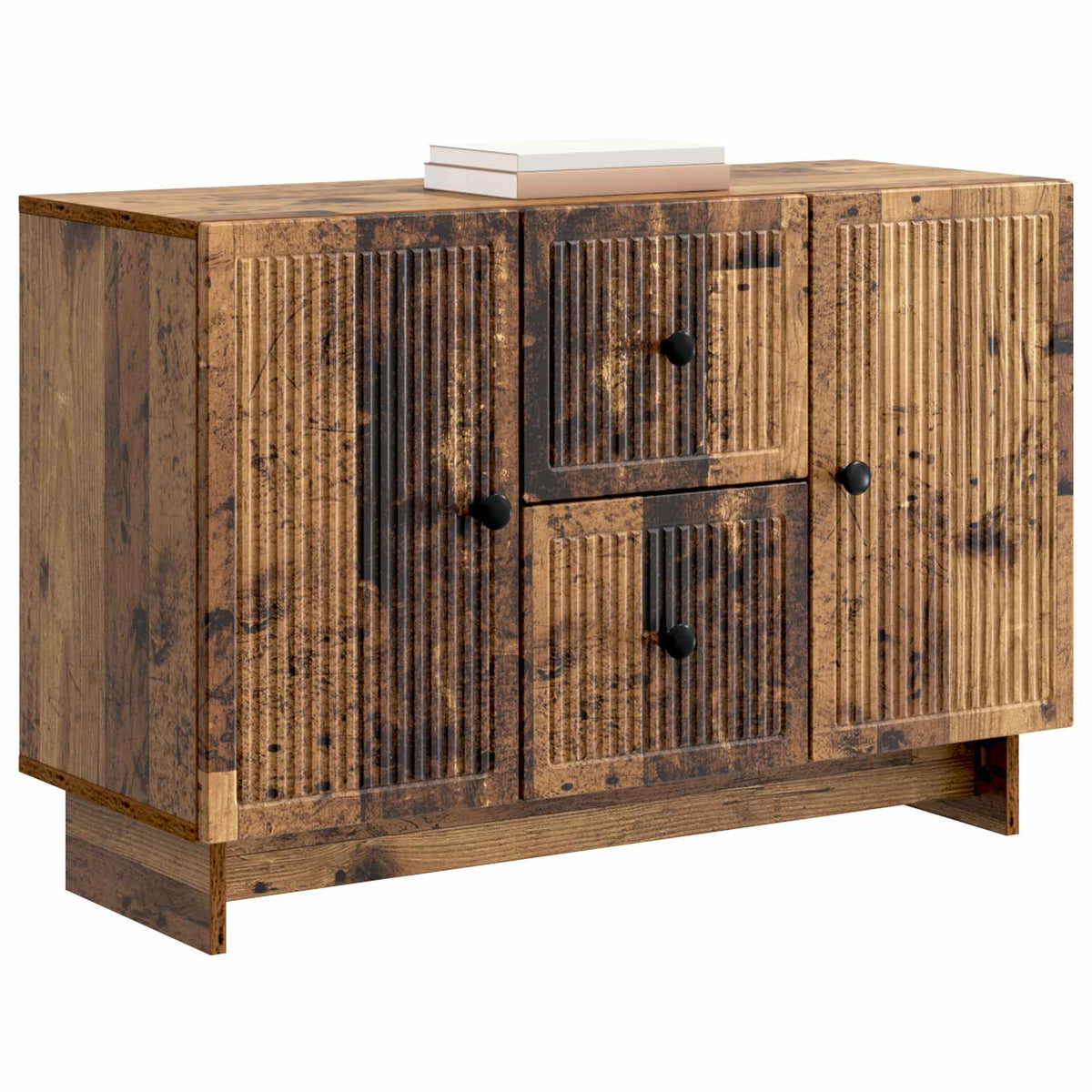 Servírovací Skříň Se Zásuvkou Staré Dřevo 89 X 34,5 X 60 Cm