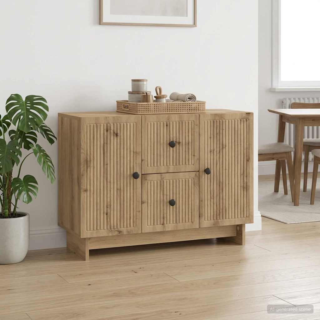 Servírovací Skříň Dub Artisan 89 X 34,5 X 60 Cm