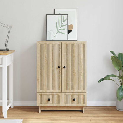 Servírovací Skříň Sonoma Dub 66 X 34,5 X 95 Cm Dřevěný Materiál